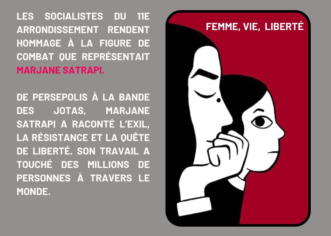 Marjane Satrapi, une voix de la liberté qui mérite sa place dans notre mémoire collective.