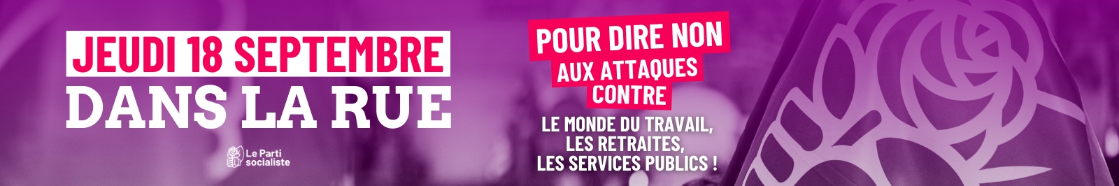 MANIF • Dire NON aux attaques contre le monde du travail, les retraites et les services publics