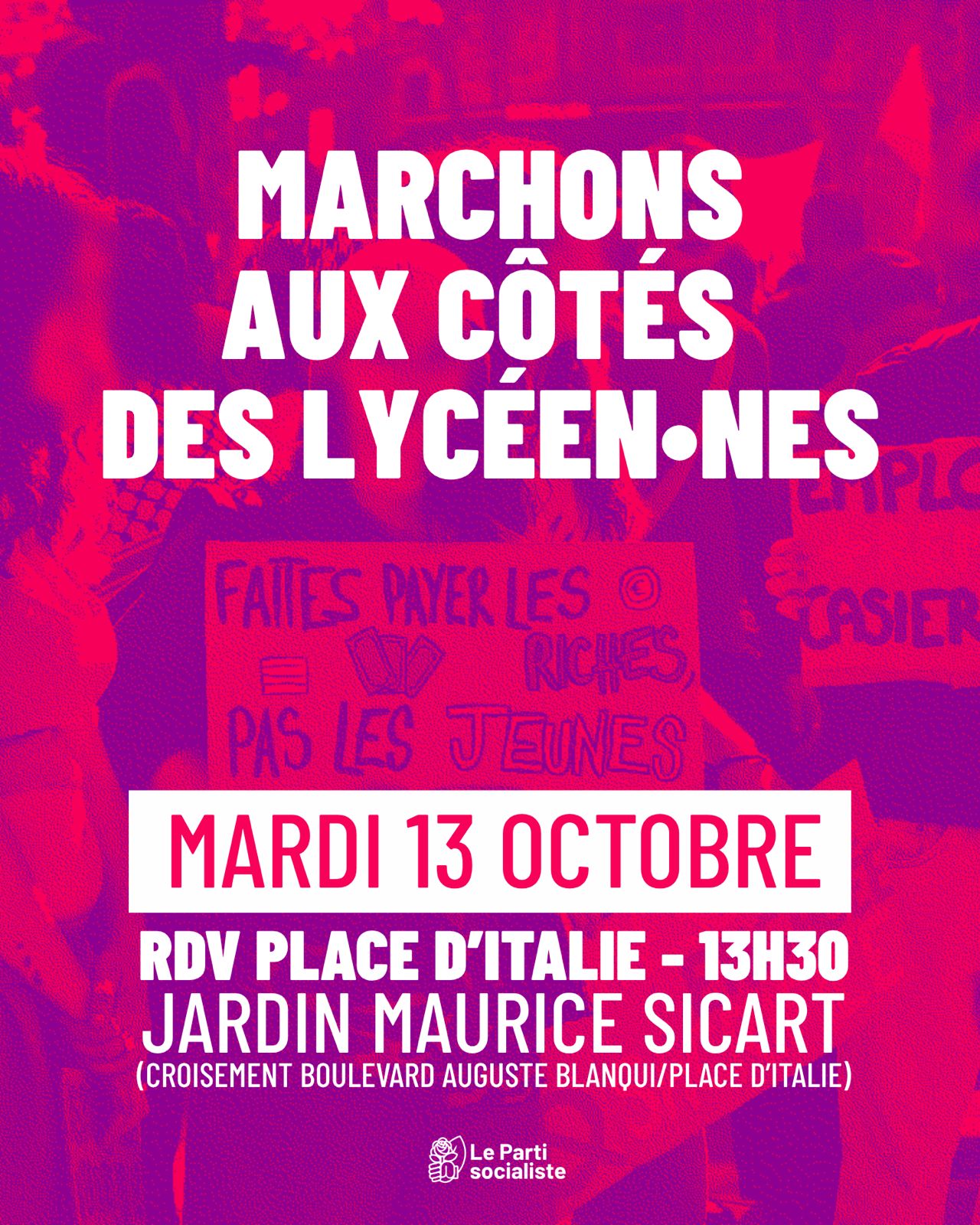 La jeunesse se lève. Soutenons-la !
